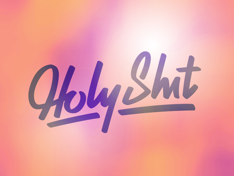 Holyshit by Tibo on Dribbble