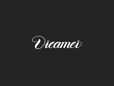 Dreamer calligraphy font handletters lettering letters logotype type vector