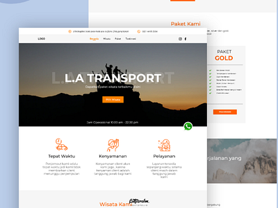 Web design L.A Transport Company