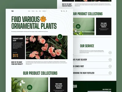 TOKO - Plantshop 3d animation branding design ecommerce graphic design illustration landing page logo motion graphics plantshop shop ui ui ux uidesign user experience user interface design userinterface web design website