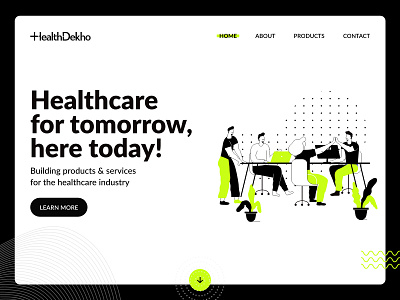 HealthDekho website Re-design landing page ui uidesign website