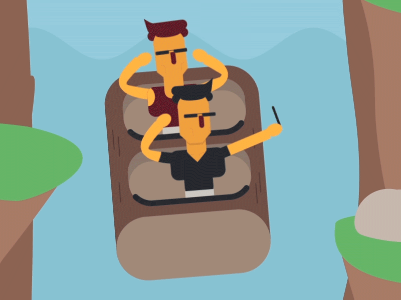 Ride 5 Splash Mountain by Cameron Dexter on Dribbble