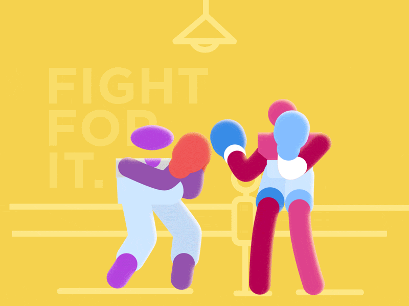 Mitting Practice 2d ae animation animationsmashdown boxing character fight motion sports