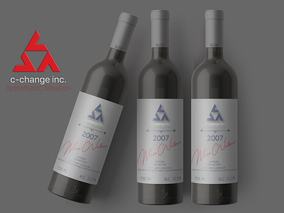 Mock-Up Wine branding design illustration web