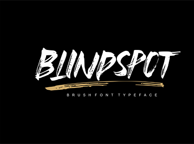 Blindspot Preview font design handletter handlettering handmade typography vector