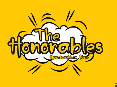 The Honorables Preview branding font design handletter handlettering handmade illustration