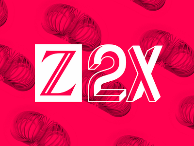 Z2X geometric geometric type logo zeit online