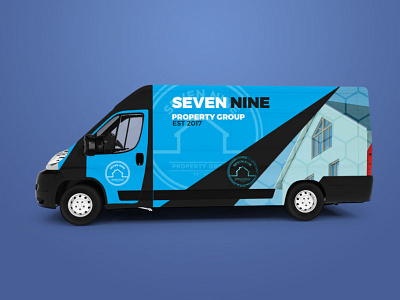 SEVEN NINE TRUCK SIDE VIEW brand branding concept branding design creative creative design graphicsdesign illustrations vectore