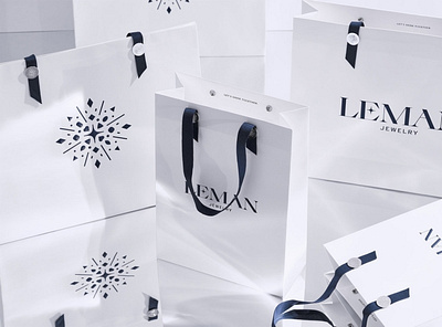 Leman Jewelry Branding and Packaging brand brandidentity creativity graphicsdesign illustrator design package package design vectore