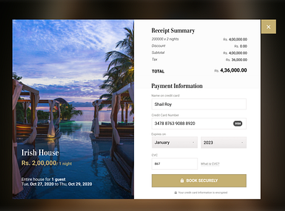 Daily UI :: 002 :: Sign up page branding clean design hotel luxury minimal ui ux webdesign website