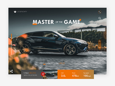 Luxury Car Web UI