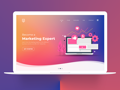 Marketing Web App UI