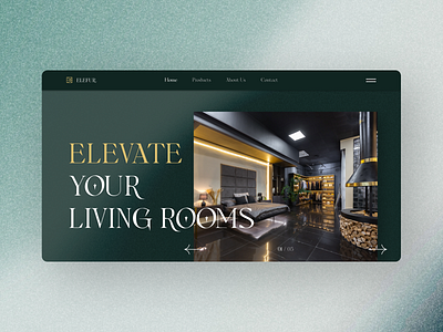 🛋️ Furniture Website Design design elegant furniture landing luxury page ui uiux web