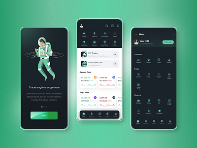 💎  Cryto App Design