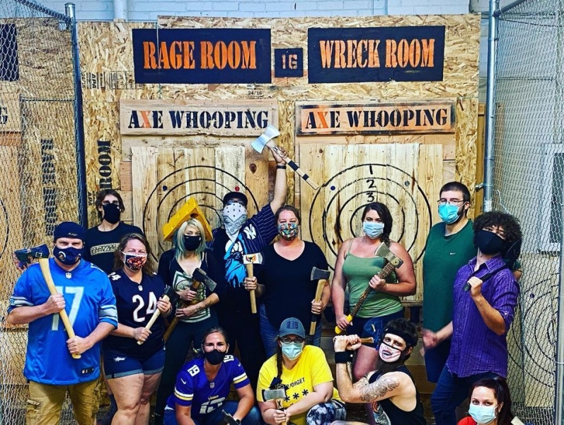 Axe Throwing in Denver, CO by Axe Whooping on Dribbble