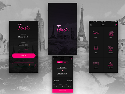 Travel App UI