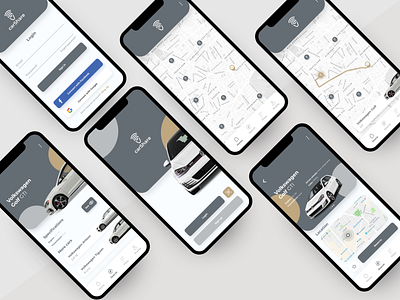 Car Rental App 3d animation app app design branding design designer graphic design illustration latest logo mobile app design motion graphics trending ui