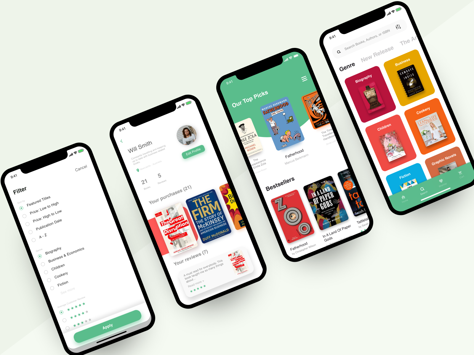 Online Book App by Satish Guna on Dribbble