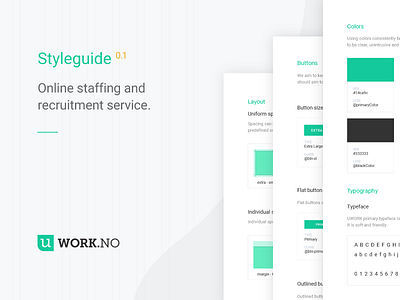 UWORK | Online staffing and recruitment service. dashboad design development healthcare service showcase staff styleguides ui ux webapp webdesign