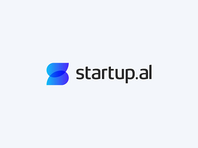 STARTUP.AL | Job board and portfolio hosting website branding gradients identity job board logo design mark portfolio s snapshot startup startups