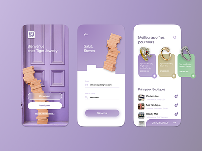 Jewelry delivery app branding delivery app figma figmaafrica iphone jewelry mobile ui ux
