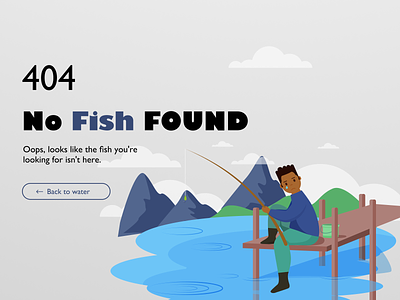 404 Page Concept 404page clean dailyui debut design desktop figma figmaafrica illustration ui vector