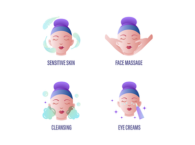 Skin Care and Spa | 16 icons set icon icon design icon set icons icons design icons pack iconset sign skin skin care skincare spa