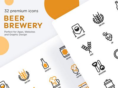 Beer Brewery | 16 icons set