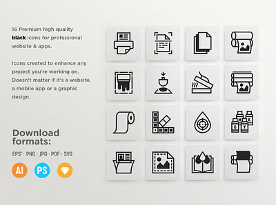 Typography - 32 Premium icons icon icon design icon set icons icons design icons pack icons set iconset illustration sign typography