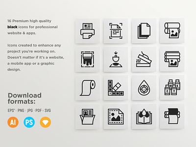 Typography - 32 Premium icons