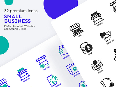 Small Business - 32 Premium icons