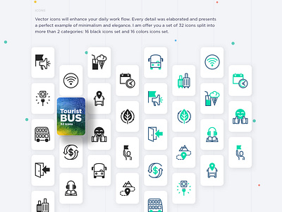 Tourist Bus - 32 Premium icons