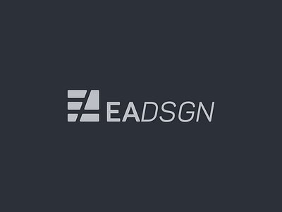 EA DSGN Personal Branding brand branding design graphic design logo