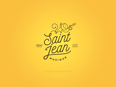 Logo Saintjean logotype musique
