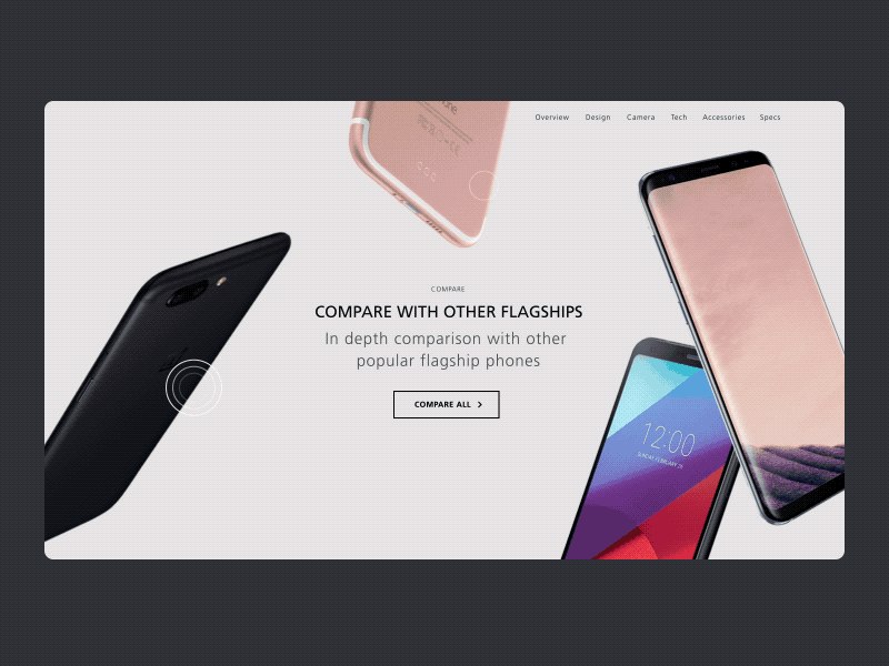 Product Page Preview bb brilliant basics carousel compare parallax responsive smartphone