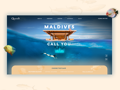 First screen for Maldives tours