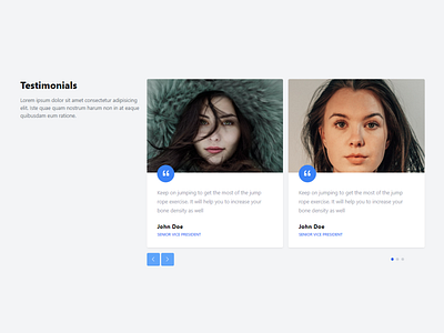 Tailwind CSS Testimonial by Yujesh K C on Dribbble