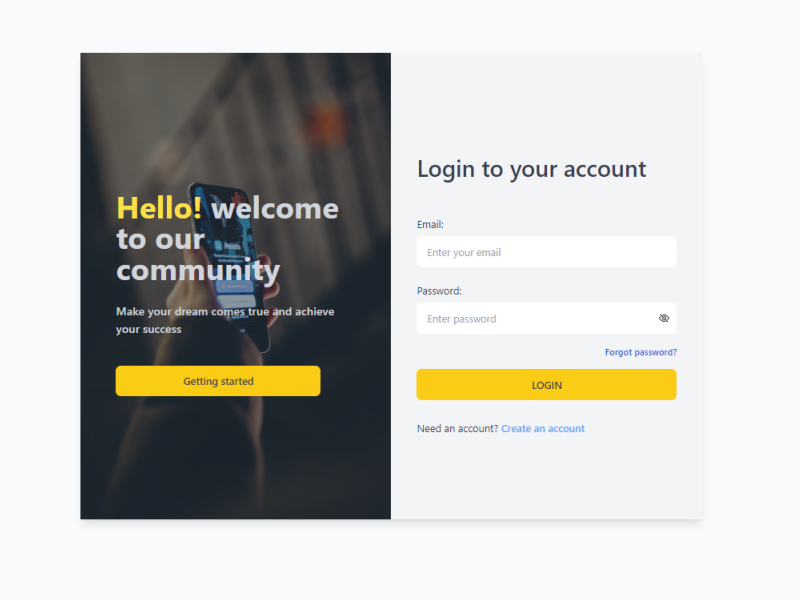 Tailwind CSS Login By Yujesh K C On Dribbble