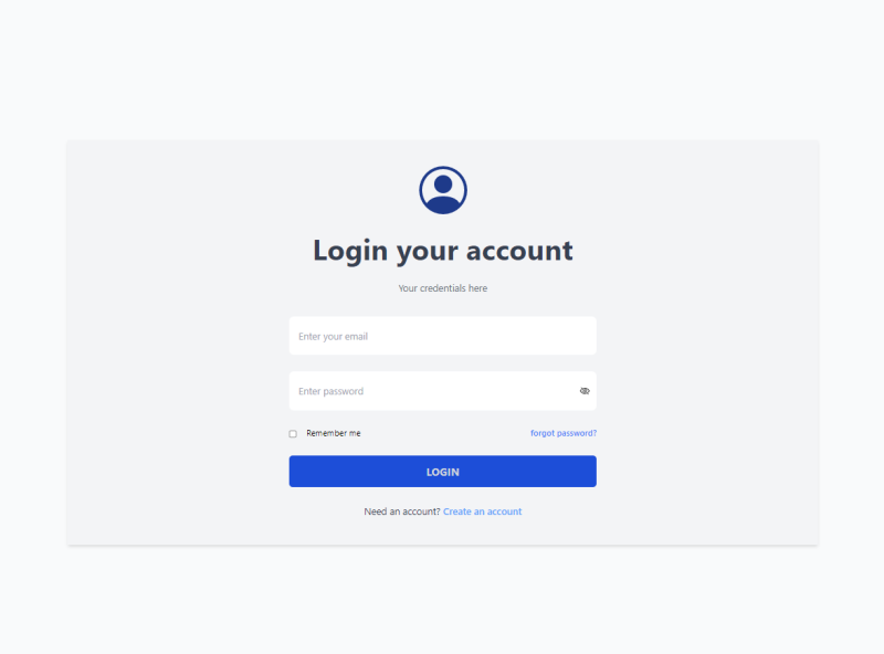 Tailwind CSS Login by Yujesh K C on Dribbble