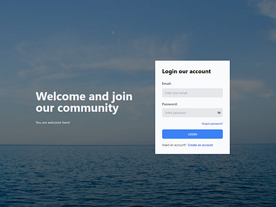 Tailwind CSS Login