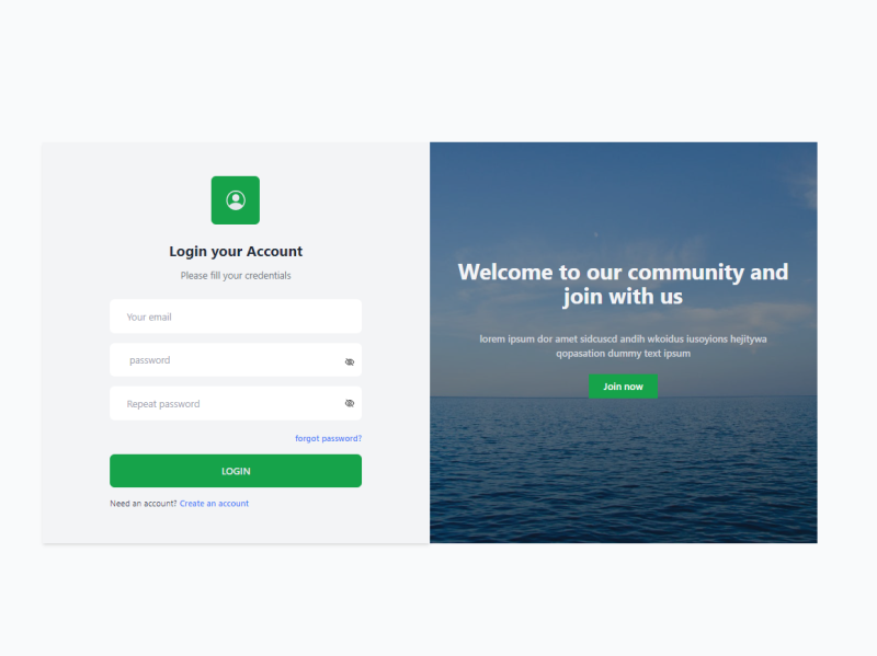 Tailwind CSS Login by Yujesh K C on Dribbble