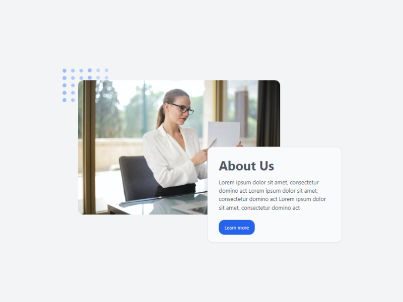 Tailwind CSS About Us By Yujesh K C On Dribbble