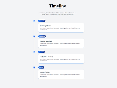 Tailwind css Timeline css html tailwind css uiux web design website