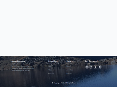 Tailwind CSS Footer css html tailwind css uiux web design