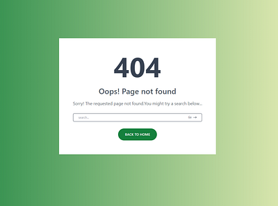 Tailwind CSS Error Page css html tailwind css uiux web design