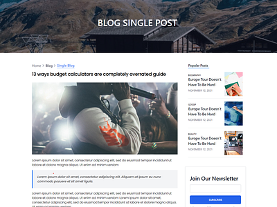 Tailwind CSS Single Page by Yujesh Kc on Dribbble