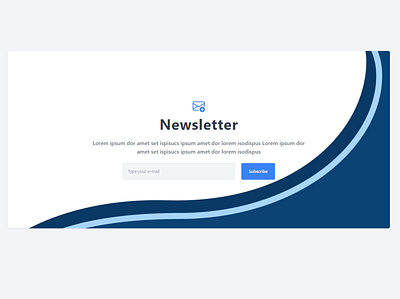 Tailwind CSS Newsletter css html tailwind css uiux web design