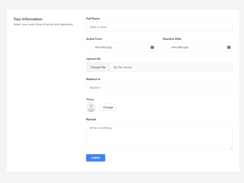 Tailwind CSS Form by Yujesh K C on Dribbble