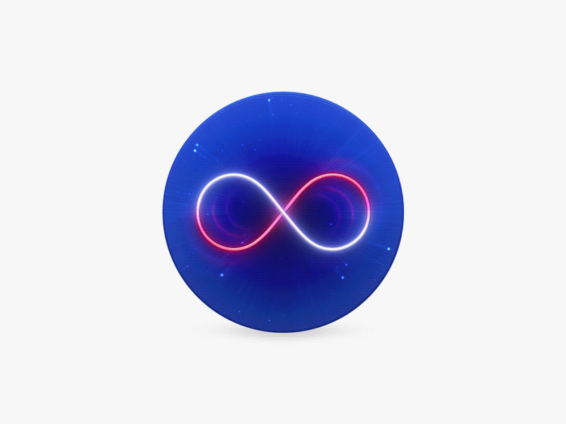Infinity icon infinity mos sandor space universe