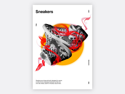 Sneakers Poster branding colors design graphic design graphic design career graphic design for beginners graphic design major graphic design tips graphic design trends graphic design trends 2021 graphic designer how to learn graphic design illustration logo modern poster simple typography vector what is graphic design
